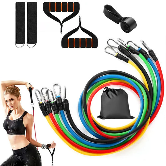 11pcs Resistance Band Set with Handles