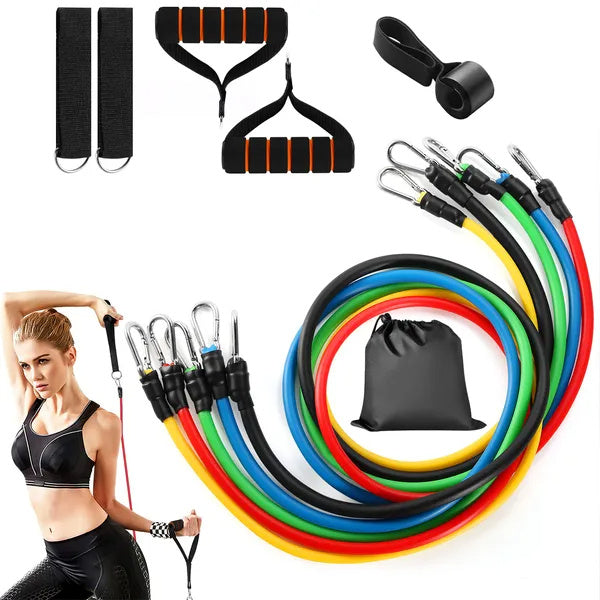 11pcs Resistance Band Set with Handles
